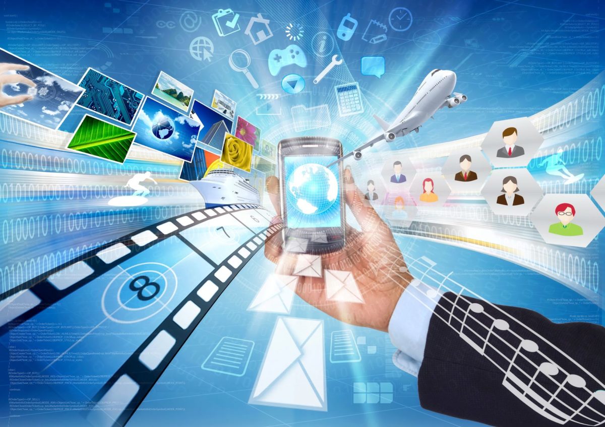 Consumers access ads on their smartphone