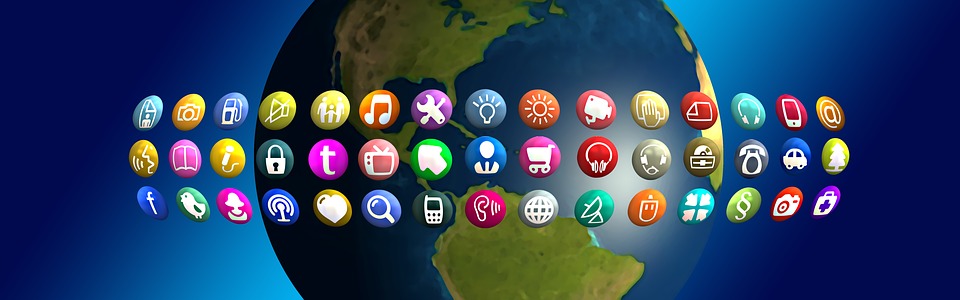 Interact through social media