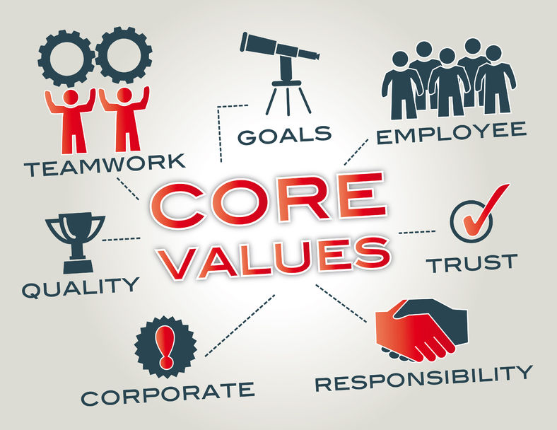 Core values distinguish you